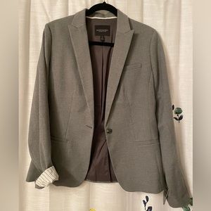 Banana Republic Gray Classic Blazer